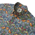 Strawberry Thief Cotton Hawaiian Shirt