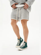 Plus Size Cotton Drawstring Shorts