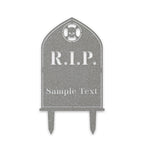 HALLOWEEN Personalized RIP Grave Marker Yard Stake