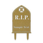 HALLOWEEN Personalized RIP Grave Marker Yard Stake