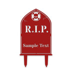HALLOWEEN Personalized RIP Grave Marker Yard Stake