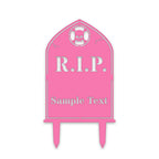 HALLOWEEN Personalized RIP Grave Marker Yard Stake