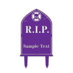 HALLOWEEN Personalized RIP Grave Marker Yard Stake