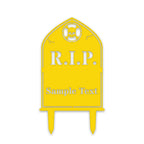 HALLOWEEN Personalized RIP Grave Marker Yard Stake