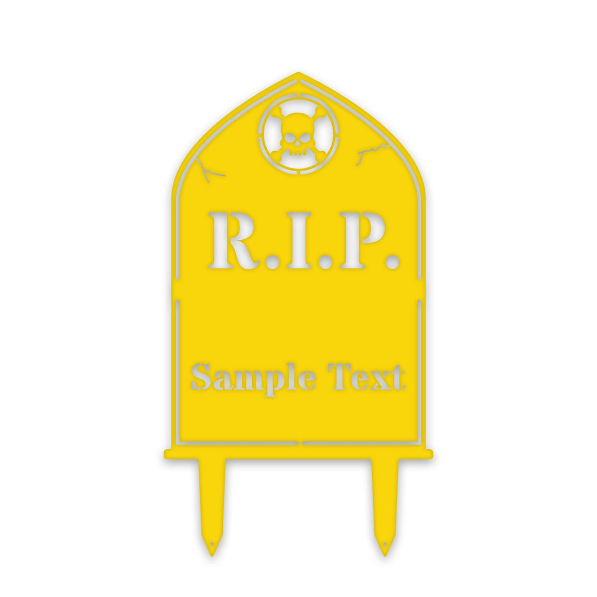 HALLOWEEN Personalized RIP Grave Marker Yard Stake