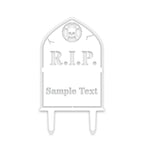 HALLOWEEN Personalized RIP Grave Marker Yard Stake