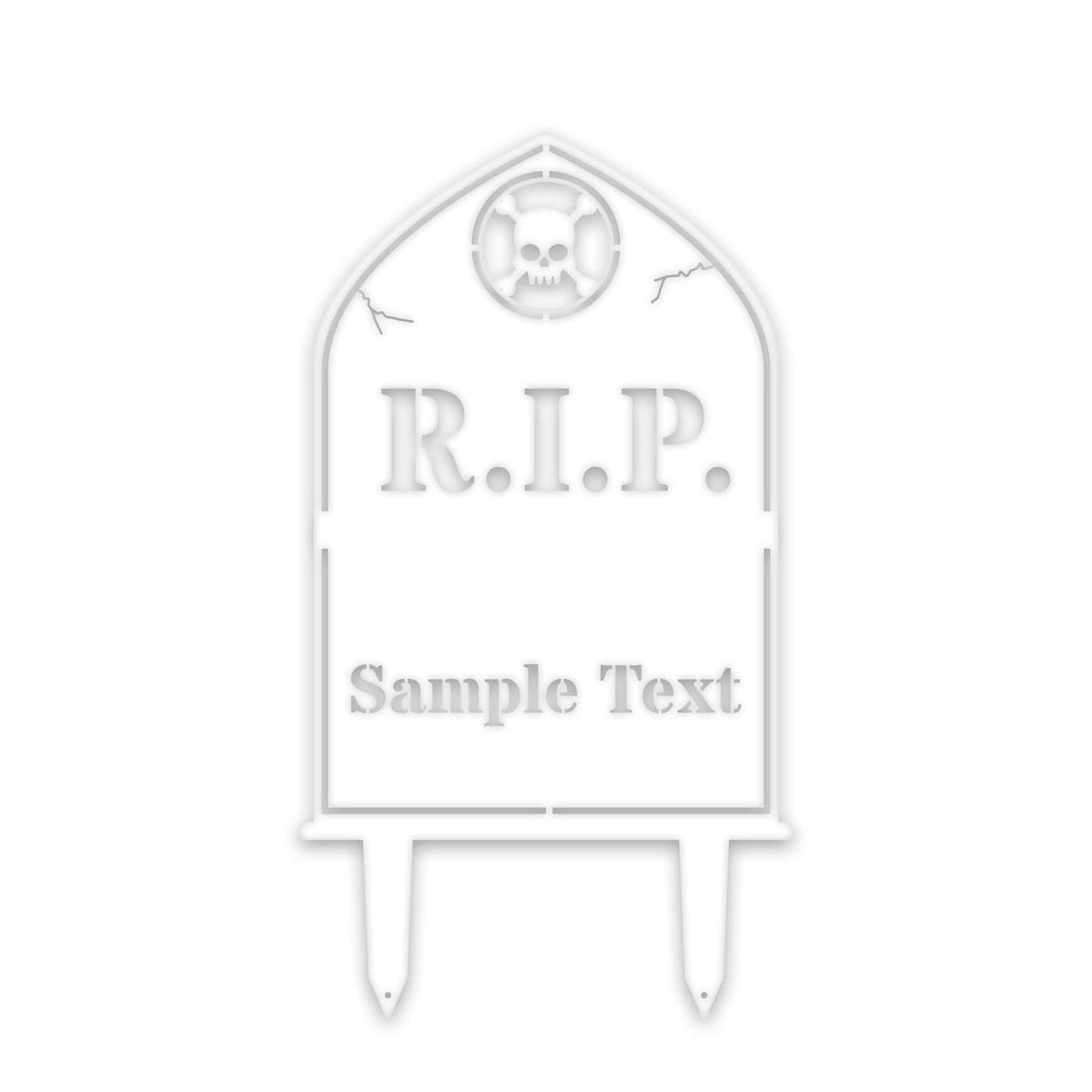 HALLOWEEN Personalized RIP Grave Marker Yard Stake