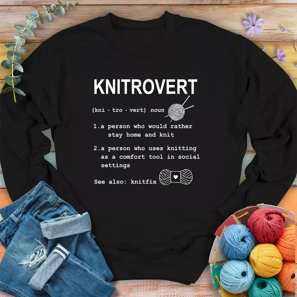 Knit Wits Cotton Crew Sweatshirt