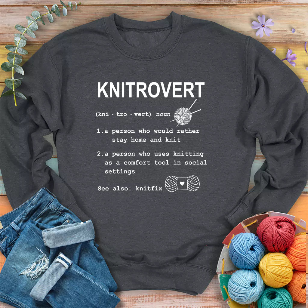 Knit Wits Cotton Crew Sweatshirt