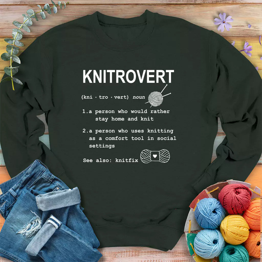 Knit Wits Cotton Crew Sweatshirt