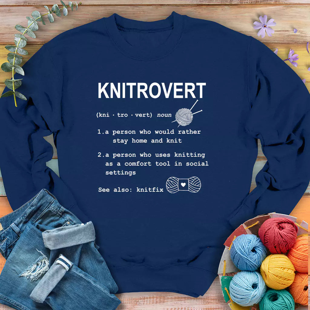 Knit Wits Cotton Crew Sweatshirt
