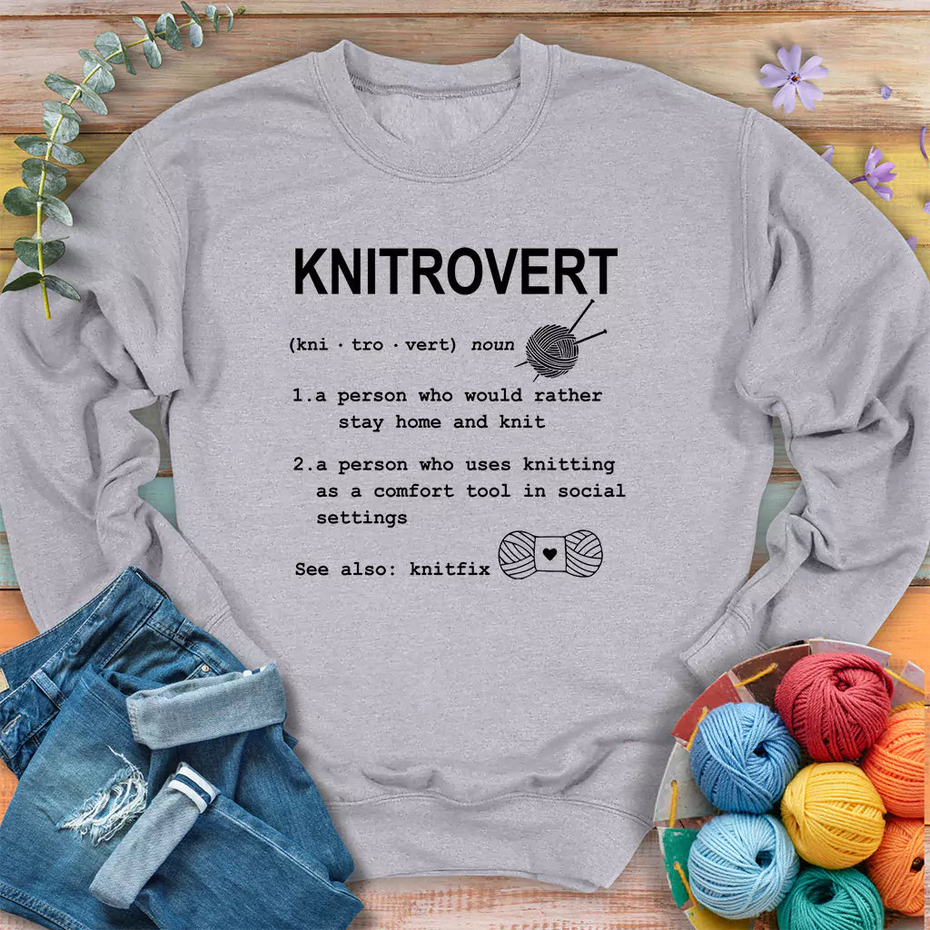 Knit Wits Cotton Crew Sweatshirt