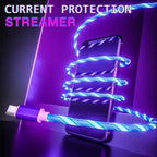 LED Light USB Charger Cable 3-in-1 Fast Charging