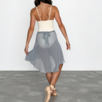 Chiffon High-Low Ballet Wrap Skirt