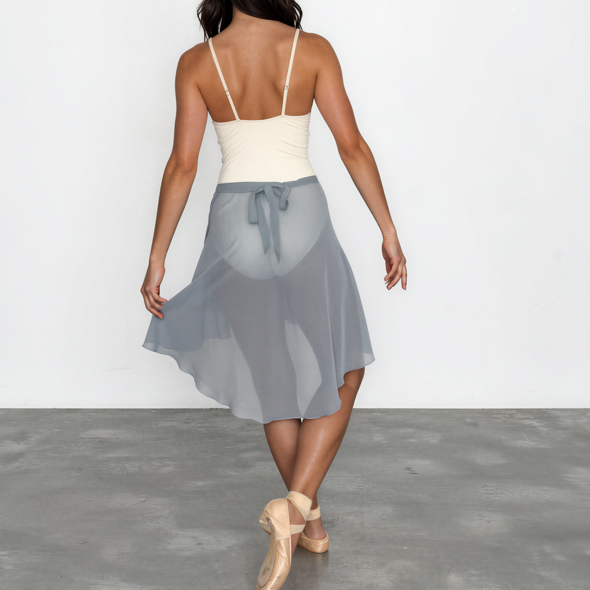 Chiffon High-Low Ballet Wrap Skirt