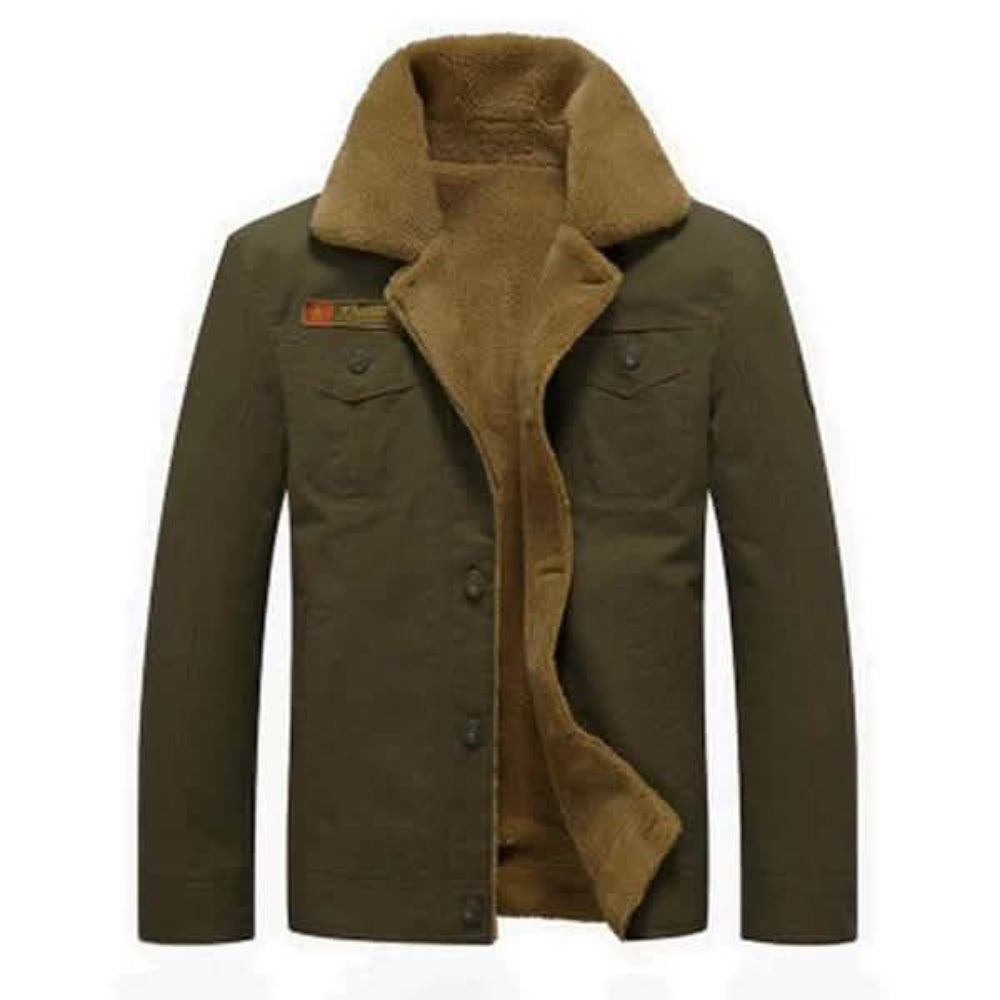 Fur Collar Tactical Jacket