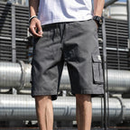 Loose Cotton Cargo Shorts