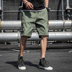 Loose Cotton Cargo Shorts