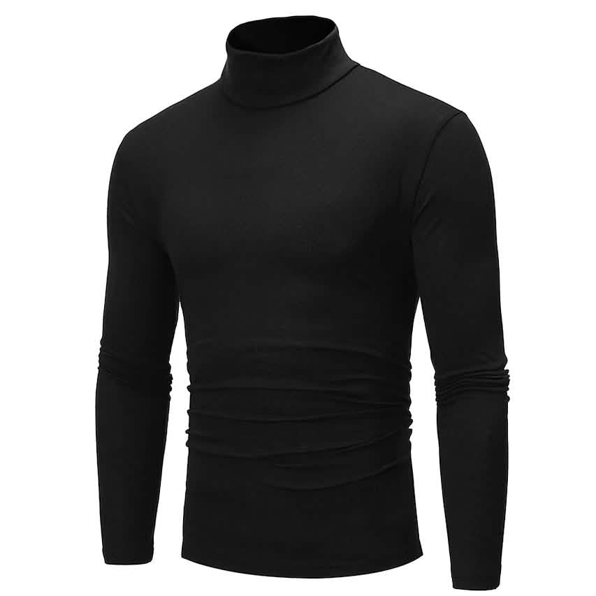 Thermal Mock Turtleneck Long Sleeve Top