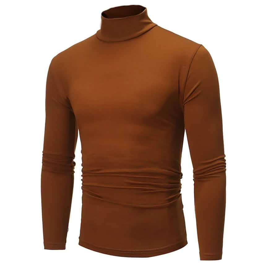 Thermal Mock Turtleneck Long Sleeve Top