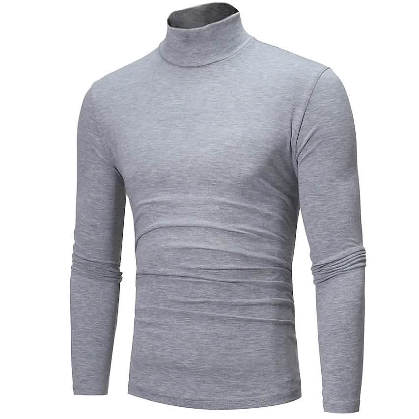 Thermal Mock Turtleneck Long Sleeve Top