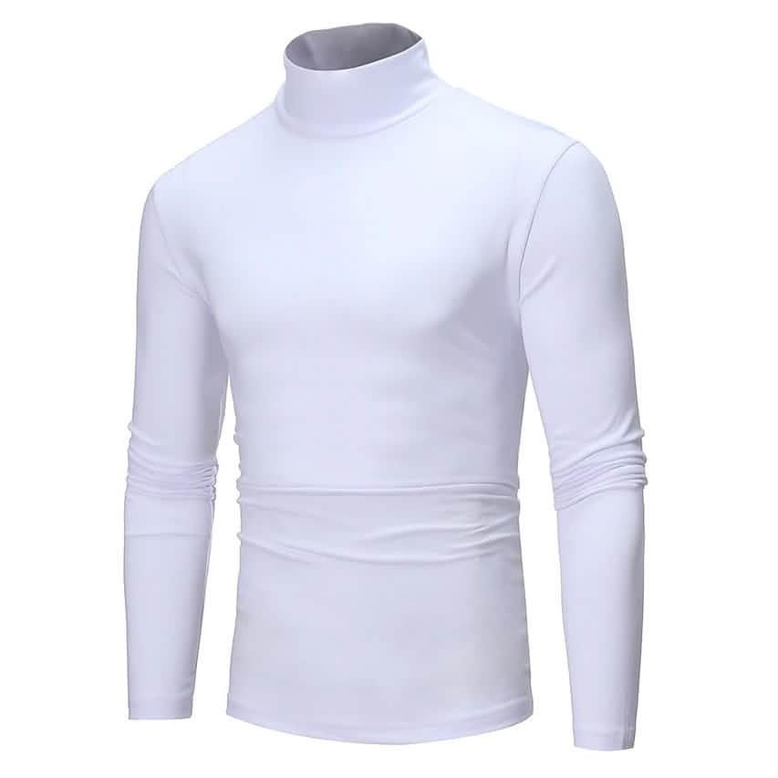 Thermal Mock Turtleneck Long Sleeve Top