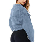 Women's Ripped Denim Jacket