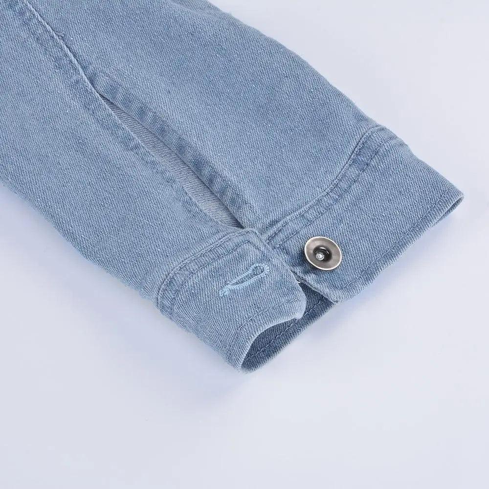 Women's Ripped Denim Jacket