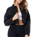 Women's Ripped Denim Jacket