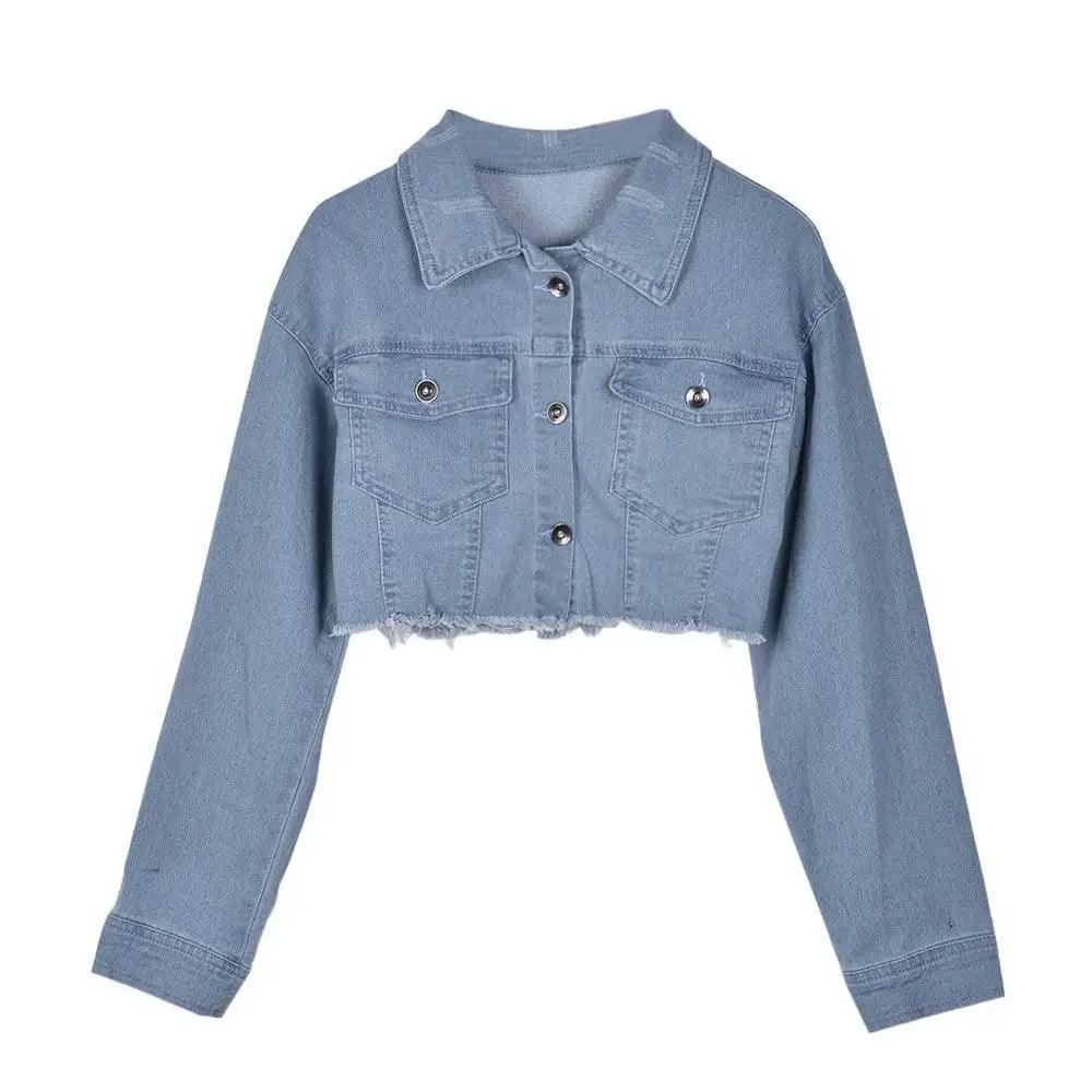 Women's Ripped Denim Jacket