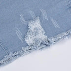 Women's Ripped Denim Jacket