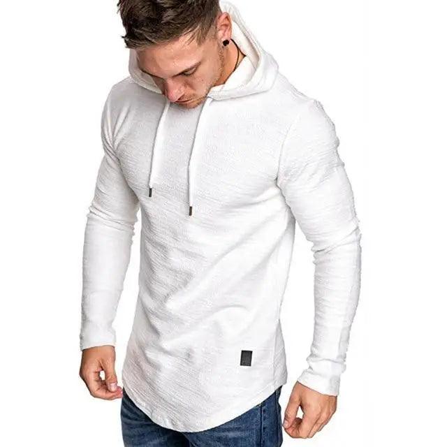 Solid Color Pullover Hoodie