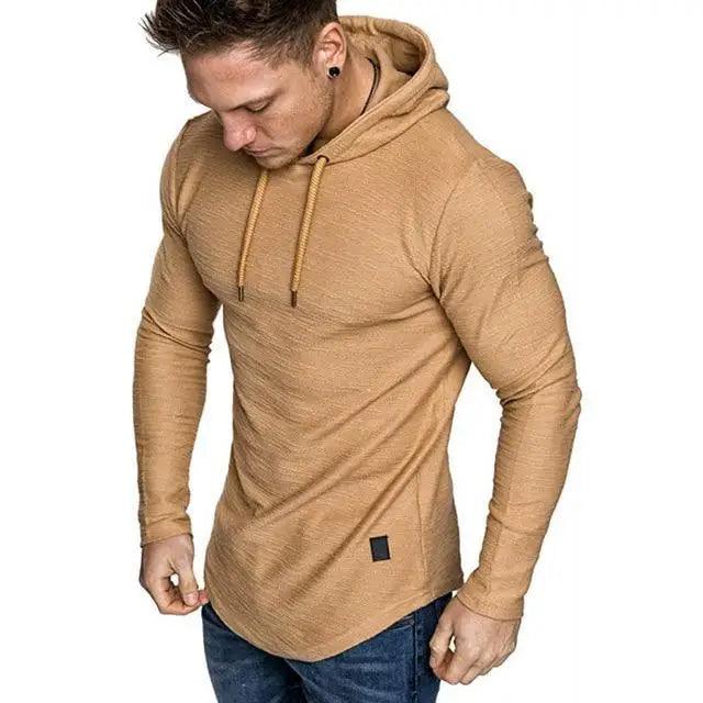 Solid Color Pullover Hoodie