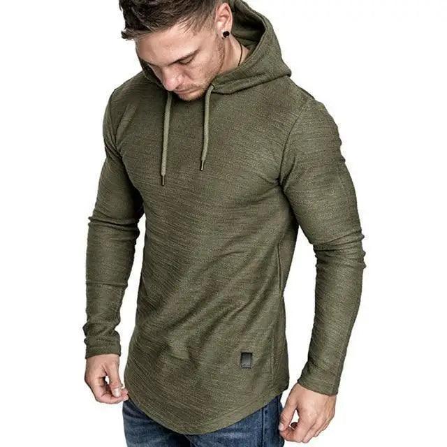 Solid Color Pullover Hoodie