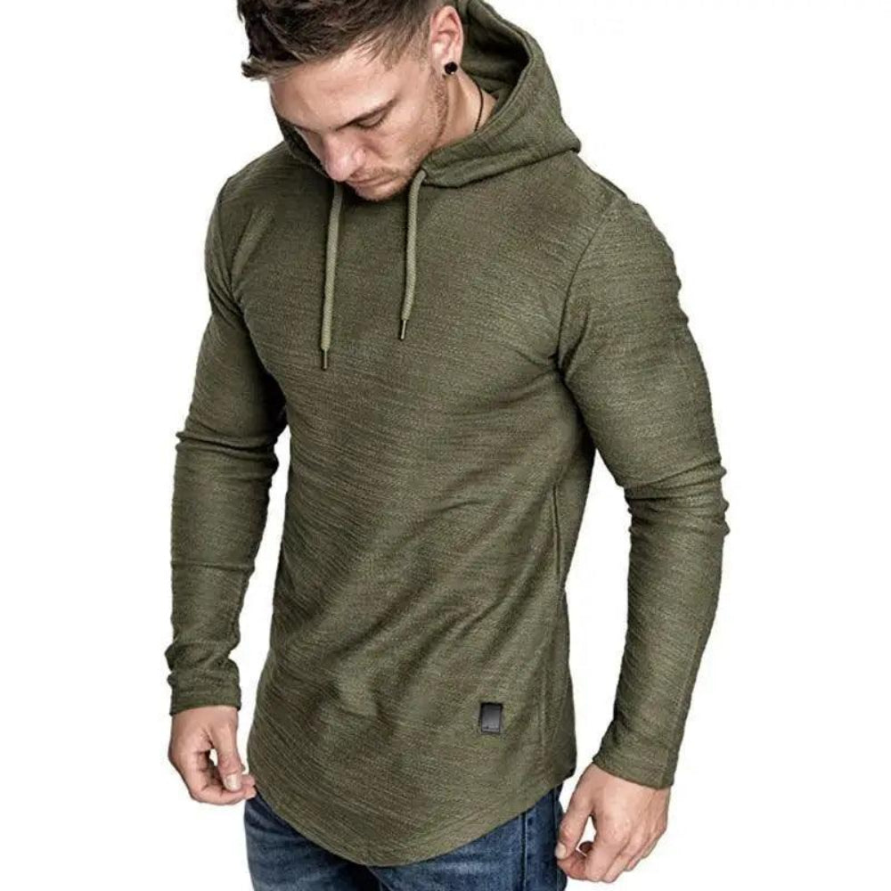 Solid Color Pullover Hoodie