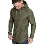Solid Color Pullover Hoodie