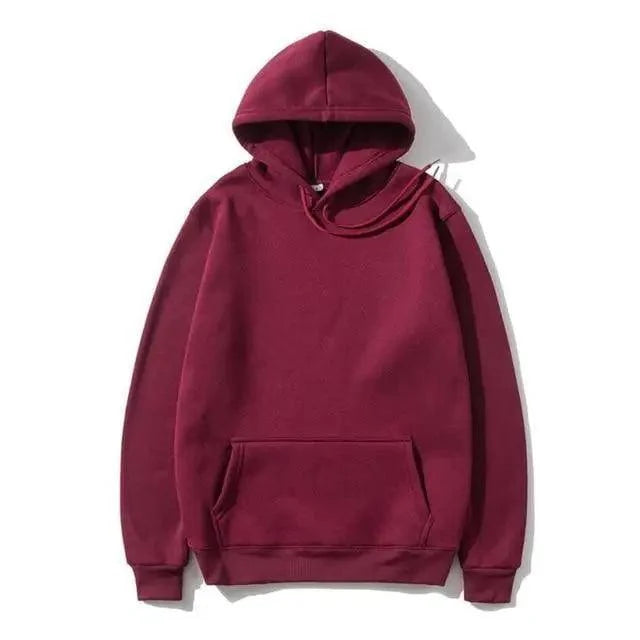 New Stylish Hoodies Sweatshirts Men Fashion Solid Color Red Black Gray Pink Autumn Winter Fleece Hip Hop Hoody Male Solid Color Winter Warm Sweaters For Women Knit Pullover Tops Solid Color Loose Fashion Long Sleeve Blouse