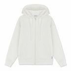AMERICLOUD Women's Soft Brushed Fleece Zip Up Hoodie White XXL New