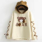 Bear Cap Fleece Hooded Sweatshirt