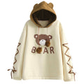 Bear Cap Fleece Hooded Sweatshirt
