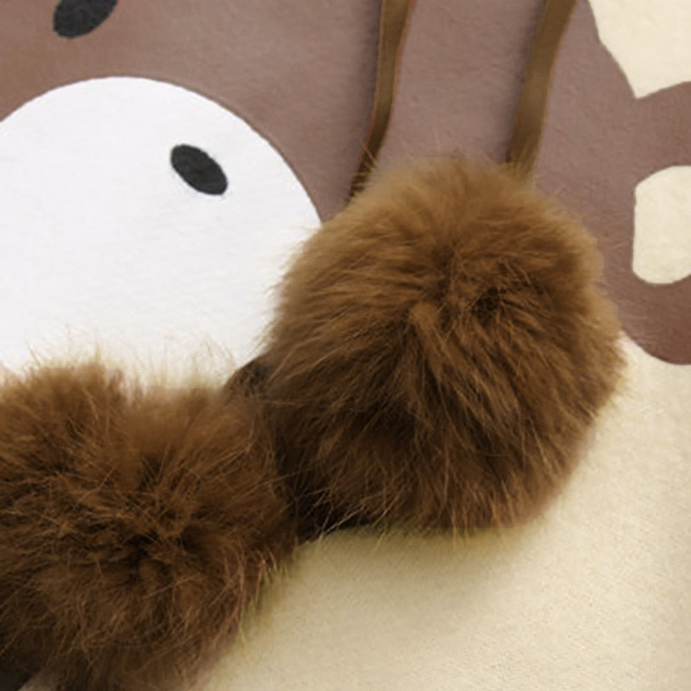 Bear Cap Fleece Hooded Sweatshirt