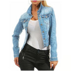 Women's Cropped Denim Jacket