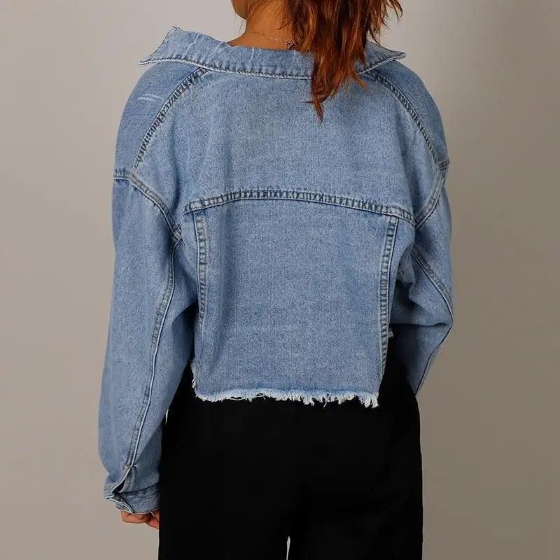 Women's Cropped Denim Jacket