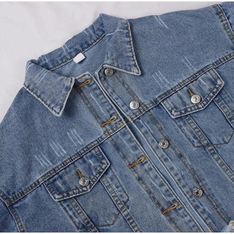Women's Cropped Denim Jacket