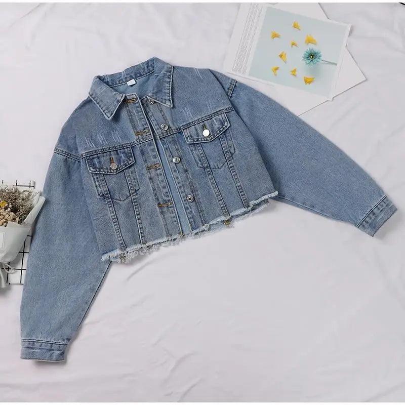 Women's Cropped Denim Jacket