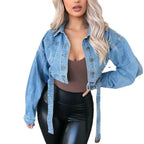 Women's Cropped Denim Jacket