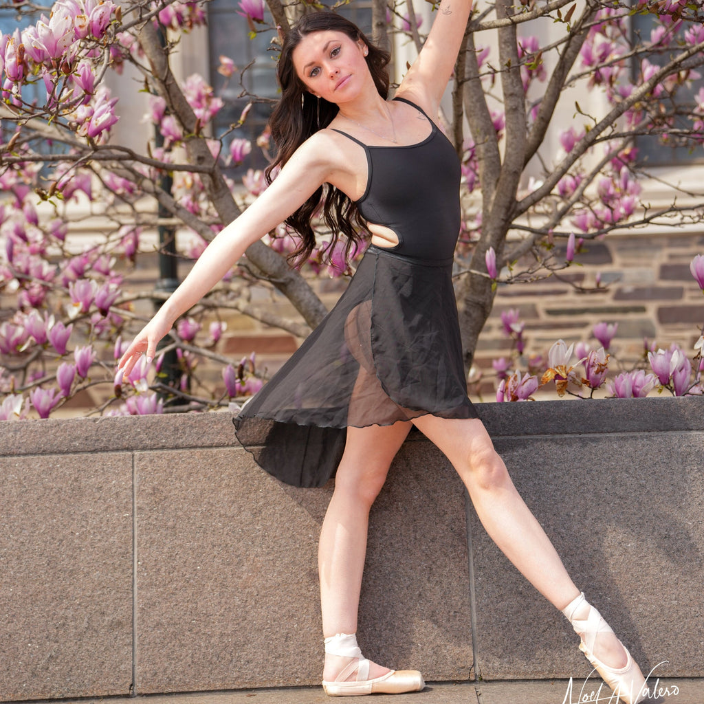 Contemporary High-Low Ballet Wrap Skirt