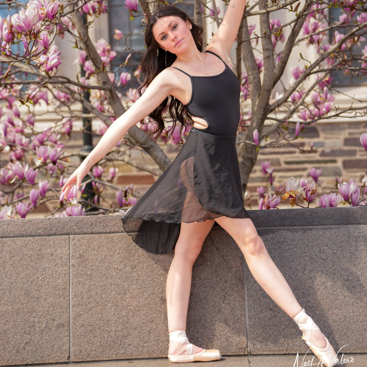 Contemporary High-Low Ballet Wrap Skirt