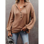 Women's Hoodie Sweatshirt Solid Color