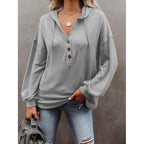 Women's Hoodie Sweatshirt Solid Color